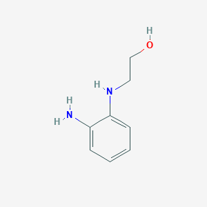 molecular formula C8H12N2O B112675 2-[(2-氨基苯基)氨基]乙醇 CAS No. 4926-58-3
