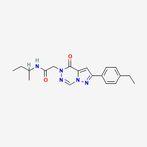 N-(butan-2-yl)-2-[2-(4-ethylphenyl)-4-oxopyrazolo[1,5-d][1,2,4]triazin-5(4H)-yl]acetamide