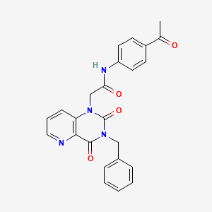 N-(4-acetylphenyl)-2-(3-benzyl-2,4-dioxo-3,4-dihydropyrido[3,2-d]pyrimidin-1(2H)-yl)acetamide