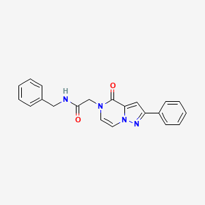 N-benzyl-2-(4-oxo-2-phenylpyrazolo[1,5-a]pyrazin-5(4H)-yl)acetamide