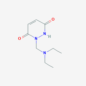 molecular formula C9H15N3O2 B11268296 2-[(diethylamino)methyl]-6-hydroxypyridazin-3(2H)-one 