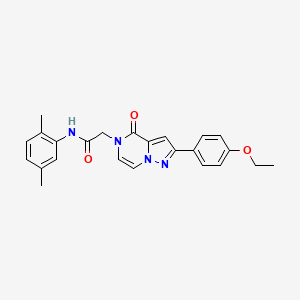 N-(2,5-dimethylphenyl)-2-[2-(4-ethoxyphenyl)-4-oxopyrazolo[1,5-a]pyrazin-5(4H)-yl]acetamide