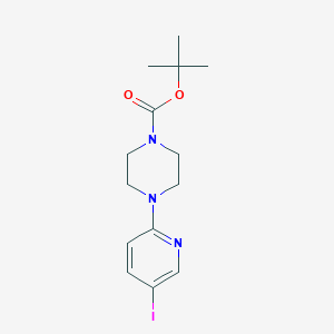 B112684 Tert-butyl 4-(5-iodopyridin-2-yl)piperazine-1-carboxylate CAS No. 497915-42-1