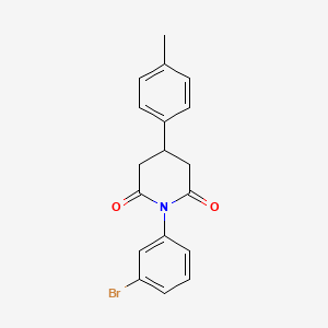 1-(3-Bromophenyl)-4-(4-methylphenyl)piperidine-2,6-dione