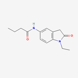 N-(1-ethyl-2-oxo-2,3-dihydro-1H-indol-5-yl)butanamide