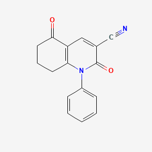 2,5-Dioxo-1-phenyl-1,2,5,6,7,8-hexahydroquinoline-3-carbonitrile