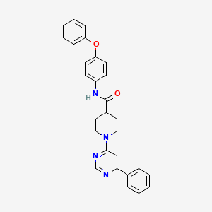 N-(4-phenoxyphenyl)-1-(6-phenylpyrimidin-4-yl)piperidine-4-carboxamide