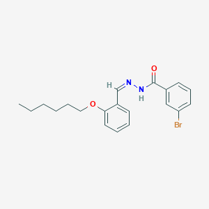 3-Bromo-N'-[(Z)-[2-(hexyloxy)phenyl]methylidene]benzohydrazide