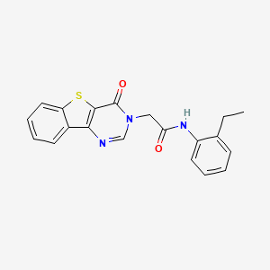 N-(2-ethylphenyl)-2-(4-oxo[1]benzothieno[3,2-d]pyrimidin-3(4H)-yl)acetamide