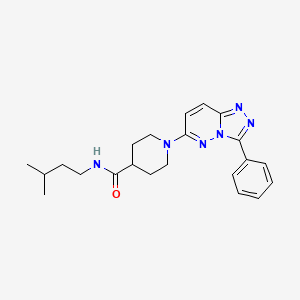 N-(3-methylbutyl)-1-(3-phenyl[1,2,4]triazolo[4,3-b]pyridazin-6-yl)piperidine-4-carboxamide