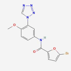 5-bromo-N-[4-methoxy-3-(1H-tetrazol-1-yl)phenyl]furan-2-carboxamide