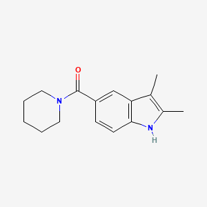 2,3-dimethyl-5-(piperidin-1-ylcarbonyl)-1H-indole