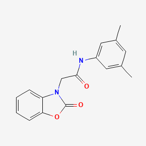 N-(3,5-dimethylphenyl)-2-(2-oxo-1,3-benzoxazol-3(2H)-yl)acetamide