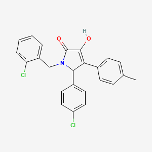 1-(2-chlorobenzyl)-5-(4-chlorophenyl)-3-hydroxy-4-(4-methylphenyl)-1,5-dihydro-2H-pyrrol-2-one