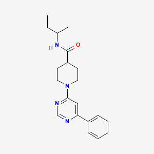 N-(sec-butyl)-1-(6-phenylpyrimidin-4-yl)piperidine-4-carboxamide