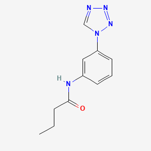 N-[3-(1H-tetrazol-1-yl)phenyl]butanamide