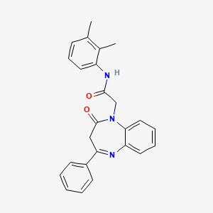 N-(2,3-dimethylphenyl)-2-(2-oxo-4-phenyl-2,3-dihydro-1H-1,5-benzodiazepin-1-yl)acetamide