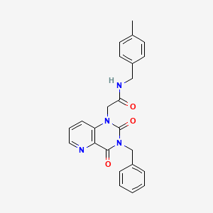 2-(3-benzyl-2,4-dioxo-3,4-dihydropyrido[3,2-d]pyrimidin-1(2H)-yl)-N-(4-methylbenzyl)acetamide