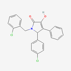 1-(2-chlorobenzyl)-5-(4-chlorophenyl)-3-hydroxy-4-phenyl-1,5-dihydro-2H-pyrrol-2-one