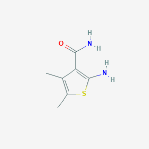 molecular formula C7H10N2OS B112713 2-Amino-4,5-dimethylthiophene-3-carboxamide CAS No. 51486-04-5