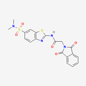 N-(6-(N,N-dimethylsulfamoyl)benzo[d]thiazol-2-yl)-2-(1,3-dioxoisoindolin-2-yl)acetamide