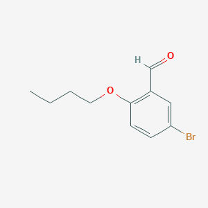 molecular formula C11H13BrO2 B112714 5-溴-2-丁氧基苯甲醛 CAS No. 515148-88-6