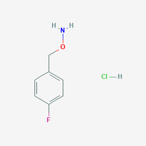 molecular formula C7H9ClFNO B112717 o-(4-氟苄基)羟胺盐酸盐 CAS No. 51572-89-5