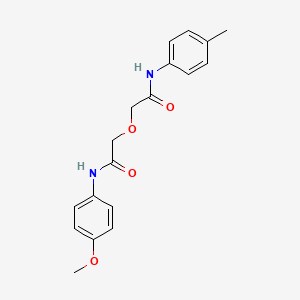 2-{2-[(4-methoxyphenyl)amino]-2-oxoethoxy}-N-(4-methylphenyl)acetamide