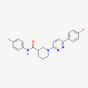 1-[6-(4-fluorophenyl)pyridazin-3-yl]-N-(4-methylphenyl)piperidine-3-carboxamide