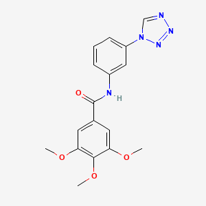 3,4,5-trimethoxy-N-[3-(1H-tetrazol-1-yl)phenyl]benzamide