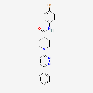 N-(4-bromophenyl)-1-(6-phenylpyridazin-3-yl)piperidine-4-carboxamide