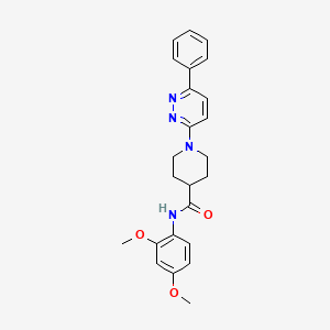 N-(2,4-dimethoxyphenyl)-1-(6-phenylpyridazin-3-yl)piperidine-4-carboxamide