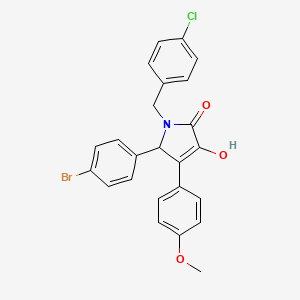 5-(4-bromophenyl)-1-(4-chlorobenzyl)-3-hydroxy-4-(4-methoxyphenyl)-1,5-dihydro-2H-pyrrol-2-one