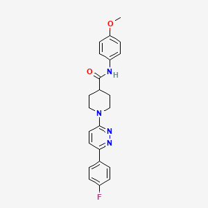 1-[6-(4-fluorophenyl)pyridazin-3-yl]-N-(4-methoxyphenyl)piperidine-4-carboxamide