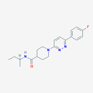 N-(sec-butyl)-1-(6-(4-fluorophenyl)pyridazin-3-yl)piperidine-4-carboxamide