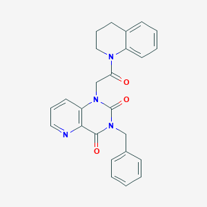 3-benzyl-1-(2-(3,4-dihydroquinolin-1(2H)-yl)-2-oxoethyl)pyrido[3,2-d]pyrimidine-2,4(1H,3H)-dione