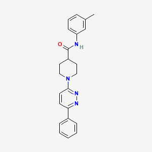 N-(3-methylphenyl)-1-(6-phenylpyridazin-3-yl)piperidine-4-carboxamide