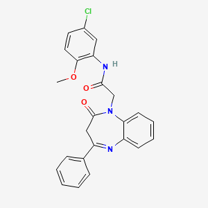 N-(5-chloro-2-methoxyphenyl)-2-(2-oxo-4-phenyl-2,3-dihydro-1H-1,5-benzodiazepin-1-yl)acetamide