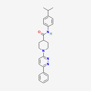 N-(4-isopropylphenyl)-1-(6-phenylpyridazin-3-yl)piperidine-4-carboxamide