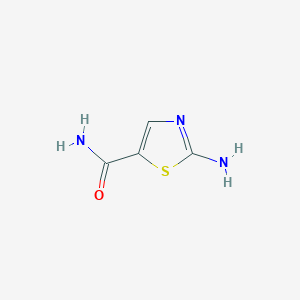 molecular formula C4H5N3OS B112730 2-氨基-1,3-噻唑-5-甲酰胺 CAS No. 52499-04-4