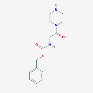 molecular formula C14H19N3O3 B112731 苄基 N-[2-氧代-2-(哌嗪-1-YL)乙基]氨基甲酸酯 CAS No. 525586-95-2