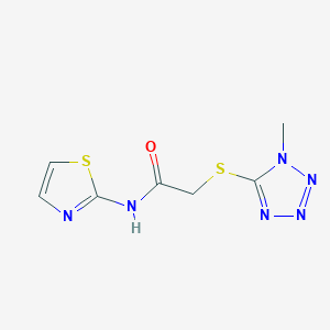 2-(1-Methyl-1H-tetrazol-5-ylsulfanyl)-N-thiazol-2-yl-acetamide