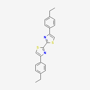 4-(4-Ethylphenyl)-2-[4-(4-ethylphenyl)-1,3-thiazol-2-yl]-1,3-thiazole