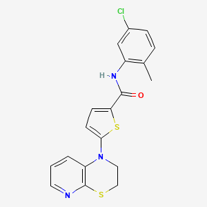 N-(5-Chloro-2-methylphenyl)-5-{1H,2H,3H-pyrido[2,3-B][1,4]thiazin-1-YL}thiophene-2-carboxamide