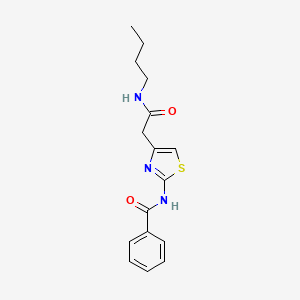 N-(4-(2-(butylamino)-2-oxoethyl)thiazol-2-yl)benzamide