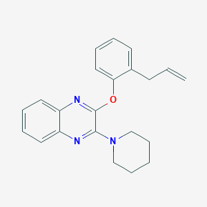 2-(Piperidin-1-yl)-3-[2-(prop-2-en-1-yl)phenoxy]quinoxaline