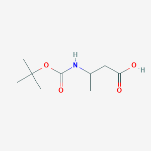 molecular formula C9H17NO4 B112734 3-((叔丁氧羰基)氨基)丁酸 CAS No. 52815-19-7