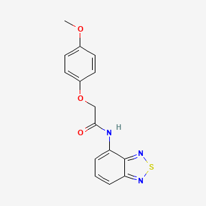 N-(2,1,3-benzothiadiazol-4-yl)-2-(4-methoxyphenoxy)acetamide