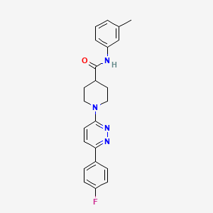 1-[6-(4-fluorophenyl)pyridazin-3-yl]-N-(3-methylphenyl)piperidine-4-carboxamide