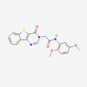 N-(2,5-dimethoxyphenyl)-2-(4-oxo[1]benzothieno[3,2-d]pyrimidin-3(4H)-yl)acetamide